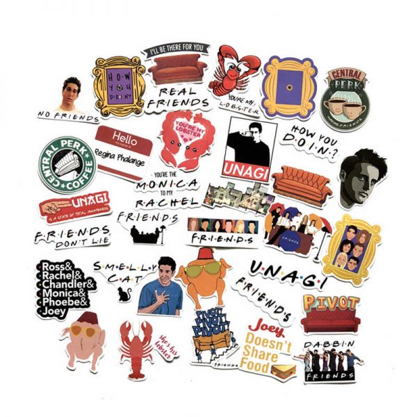 Friends 50 Stickers Collection - Image 2