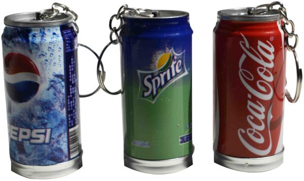 Soft Drink Can Keychain