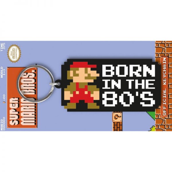 Born in the 80's Metal Keychain