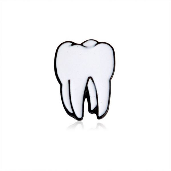 White Tooth Pin