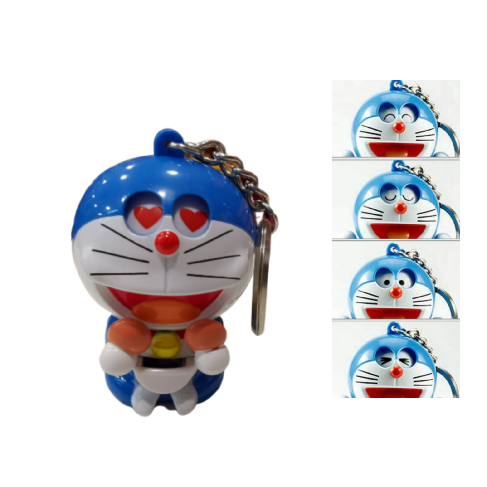 doraemon plush keychain