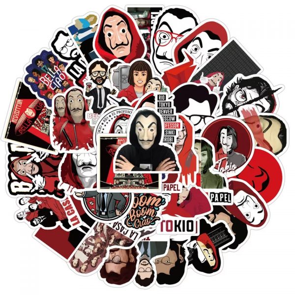 La Casa de Papel Stickers
