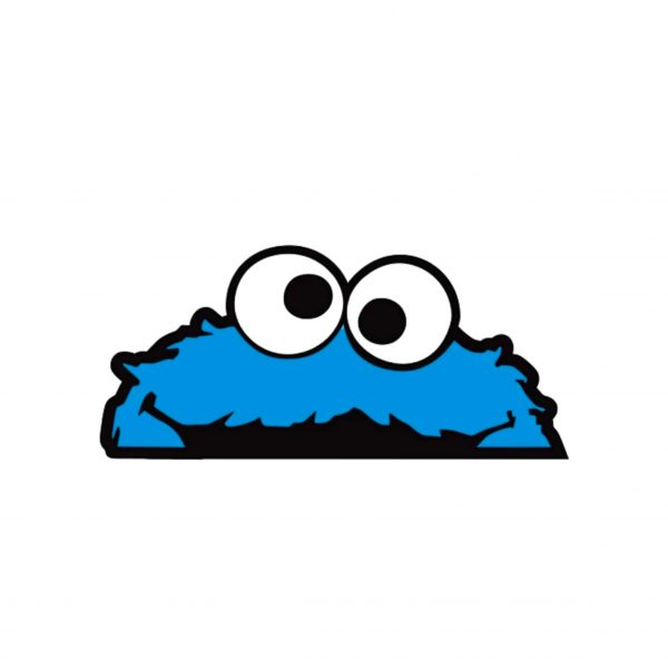 Cookie Monster Car Stickers