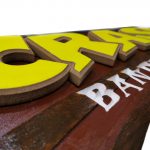 Crash Bandicoot 3D Wooden Sign - Image 2