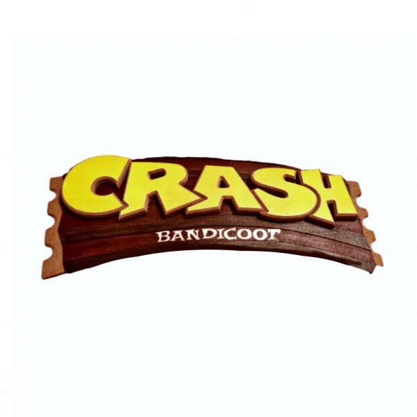 Crash Bandicoot 3D Wooden Sign