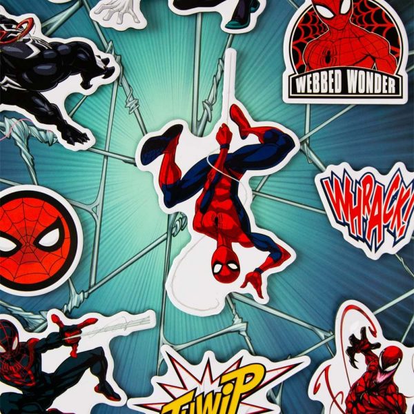 Spiderman Fridge Magnets Set - Image 2