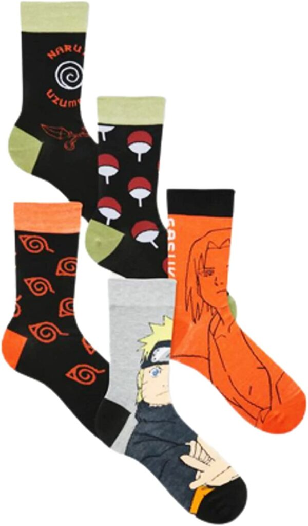 Naruto 5 Socks Pack - Image 4