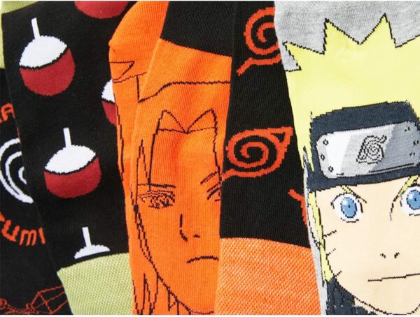 Naruto 5 Socks Pack - Image 3