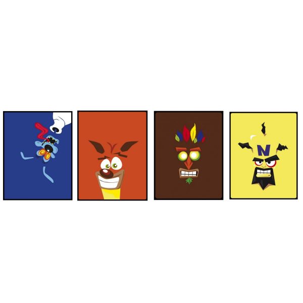 Crash Bandicoot Fridge Magnets