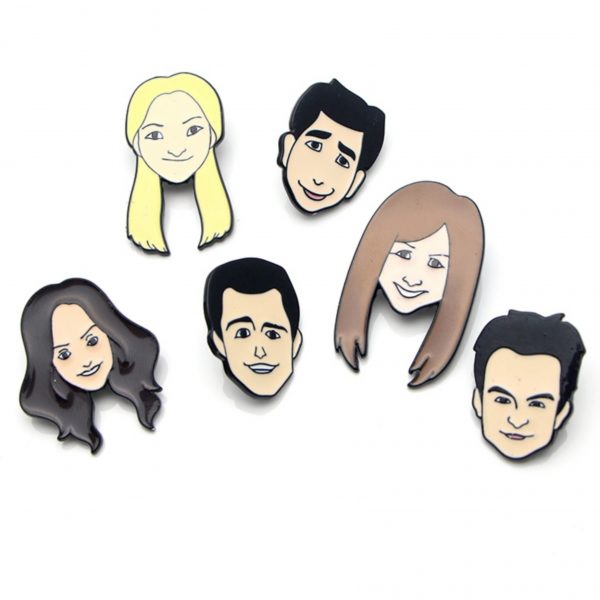 Friends Characters Pin Set