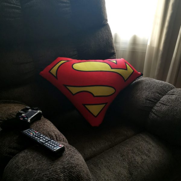 Superman Logo Cushion - Image 2