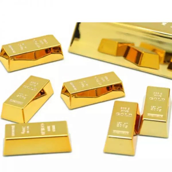 Gold Brick Fridge Magnet