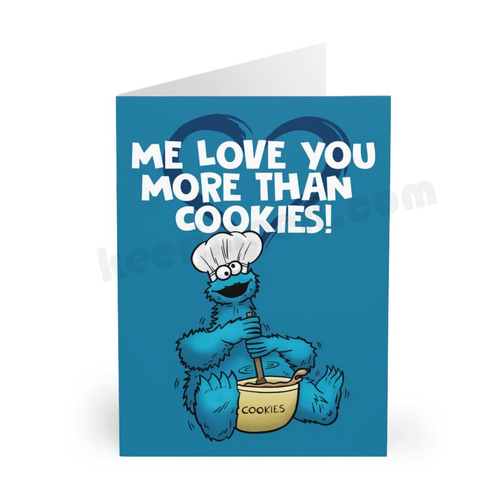COOKIE MONSTER Love Card كيري ميري