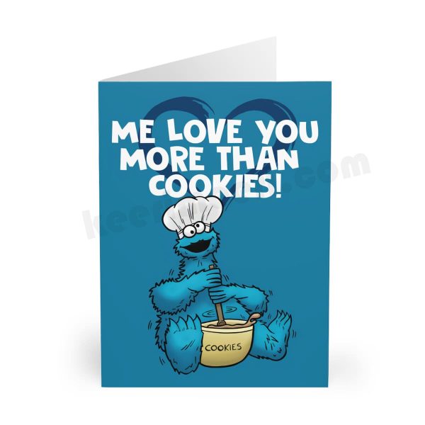 COOKIE MONSTER Love Card