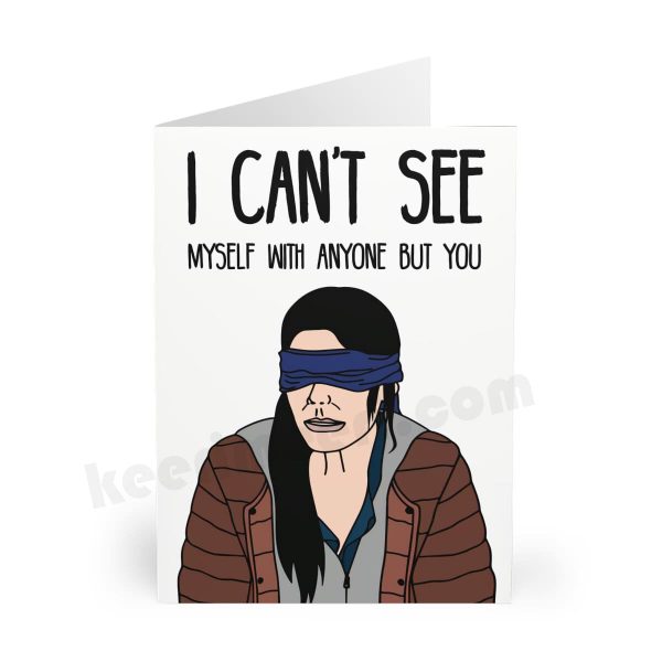 CAN'T SEE Greeting Card