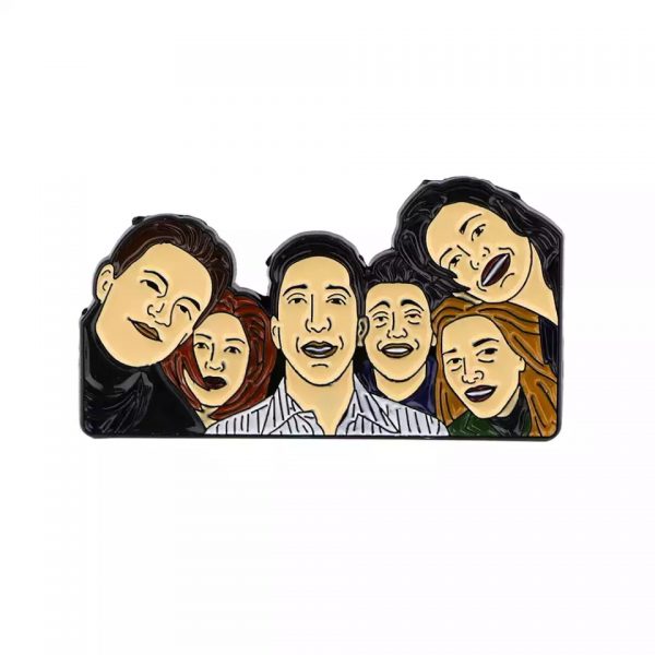 Friends Looking Pin