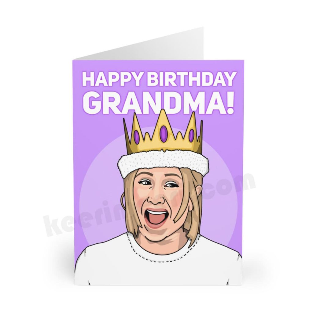 GRANDMA Birthday Card كيري ميري