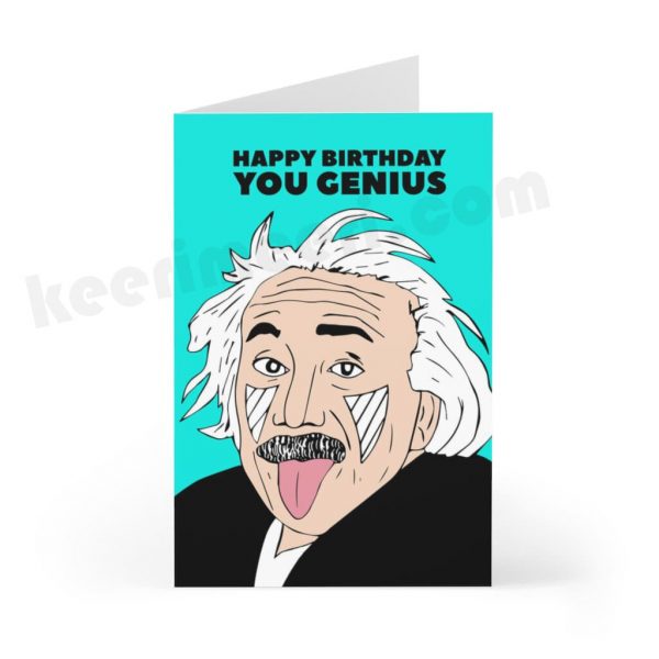 GENIUS Birthday Card