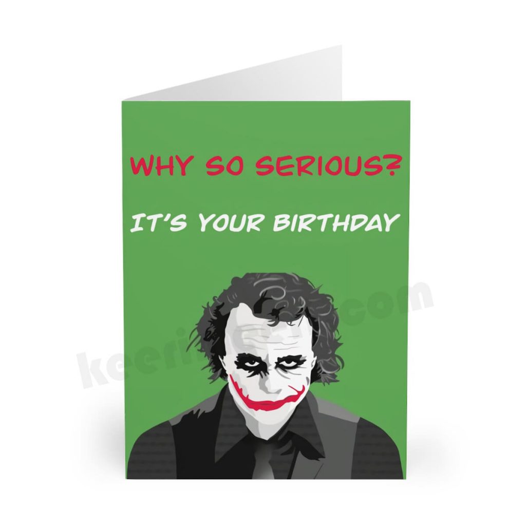 JOKER Birthday Card كيري ميري