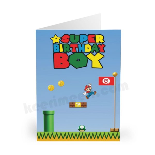 MARIO Birthday Card