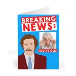 BREAKING NEWS Birthday Card