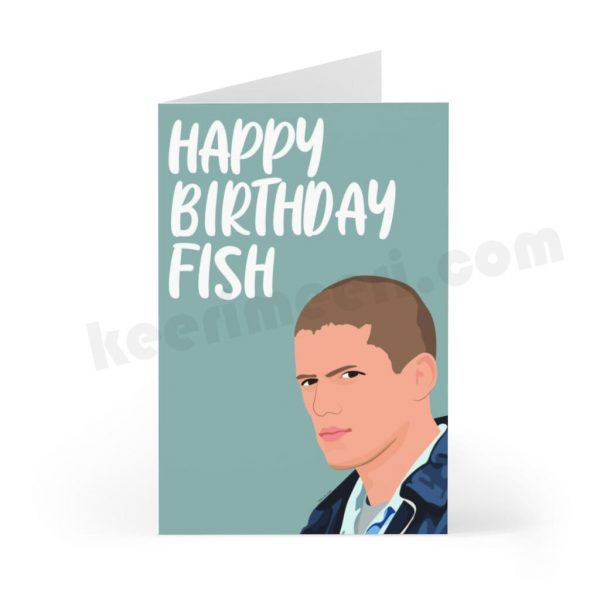 FISH Birthday Card