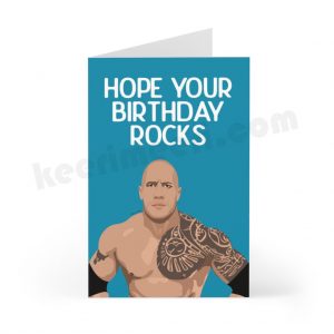 ROCK Birthday Card