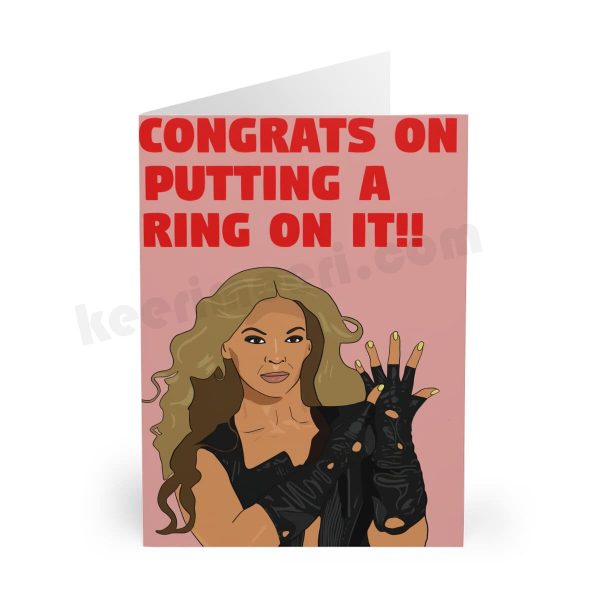 RING ON Wedding Card