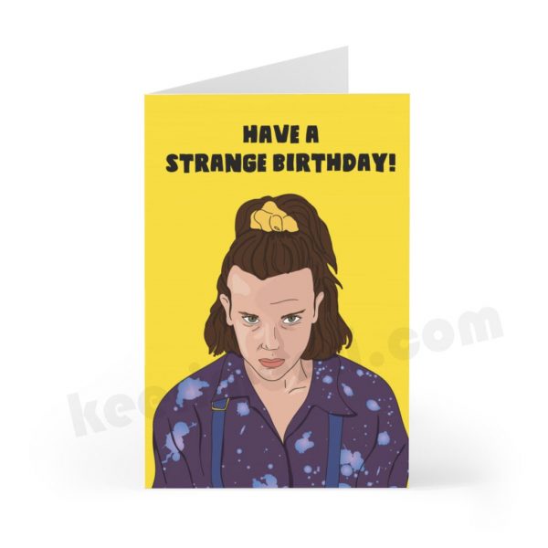 STRANGE Birthday Card