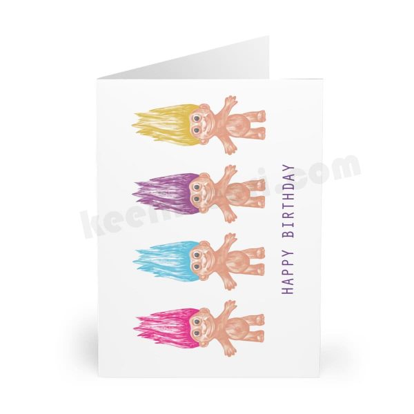 TROLLS Birthday Card