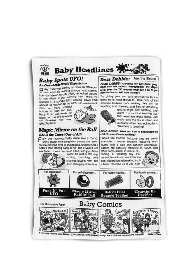 Baby Chewing Newspaper - Image 5