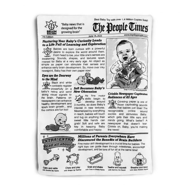 Baby Chewing Newspaper