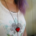 Pixel Heart Pendant - Image 2