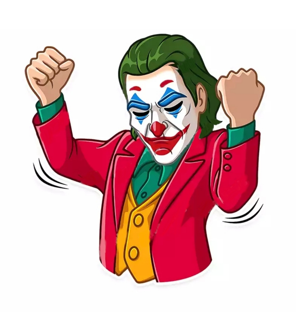 Joker Car Stickers كيري ميري