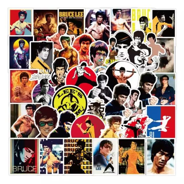 Bruce Lee Stickers Collection