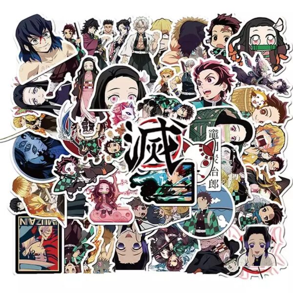 Demon Slayer 50 Stickers Collection - Image 2