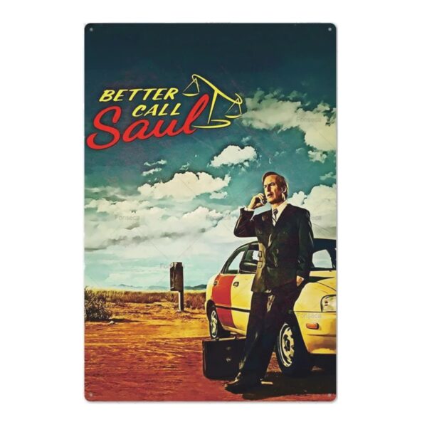 Better Call Saul Metal Sign