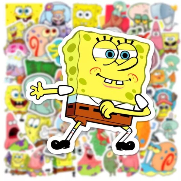 Sponge Bob 50 Stickers Collection - Image 2