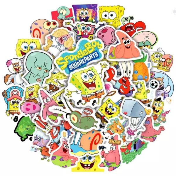 Sponge Bob 50 Stickers Collection