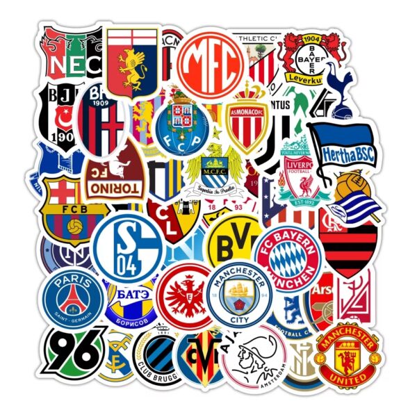 Football Club 50 Stickers Collection