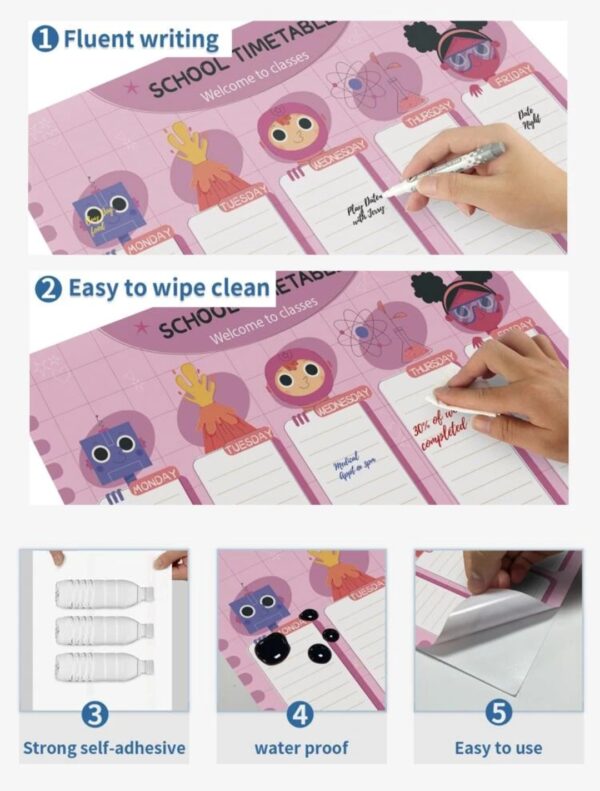 School Time Table Sticker - Image 3