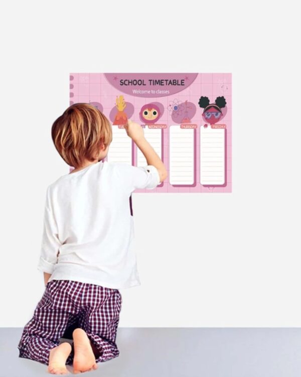 School Time Table Sticker - Image 2
