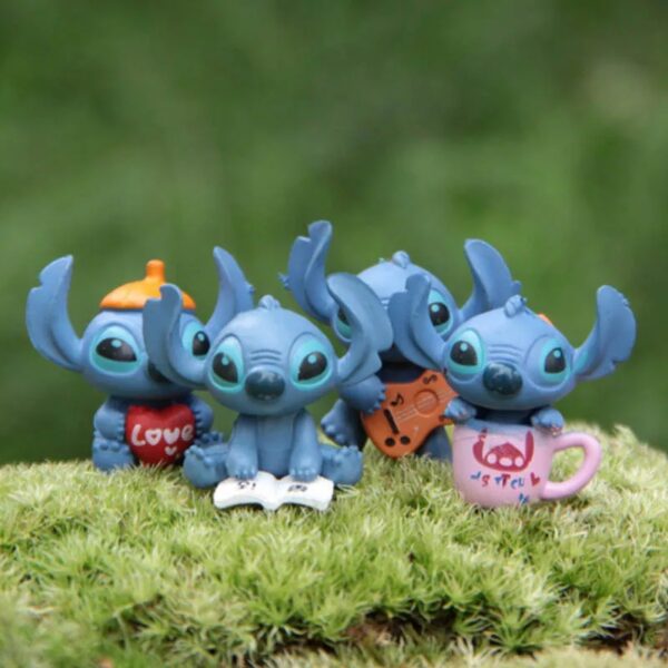 Stitch 4 Figures Set