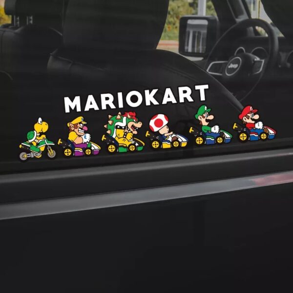 Mario Kart Car Stickers