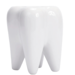 Ceramic Tooth Shape Brush Holder - Image 3