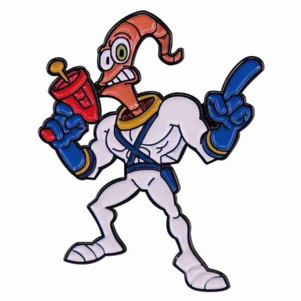 Earthworm Jim Pin