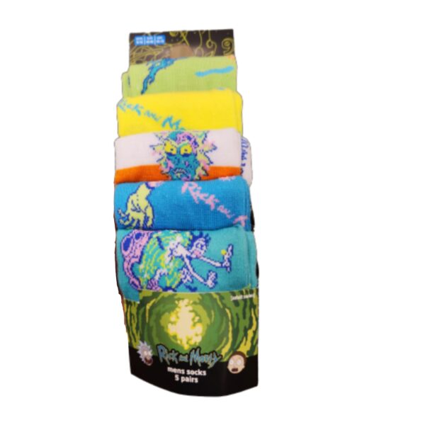 Rick And Morty 5 Pair Pack