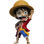 Luffy Half Skull Figure