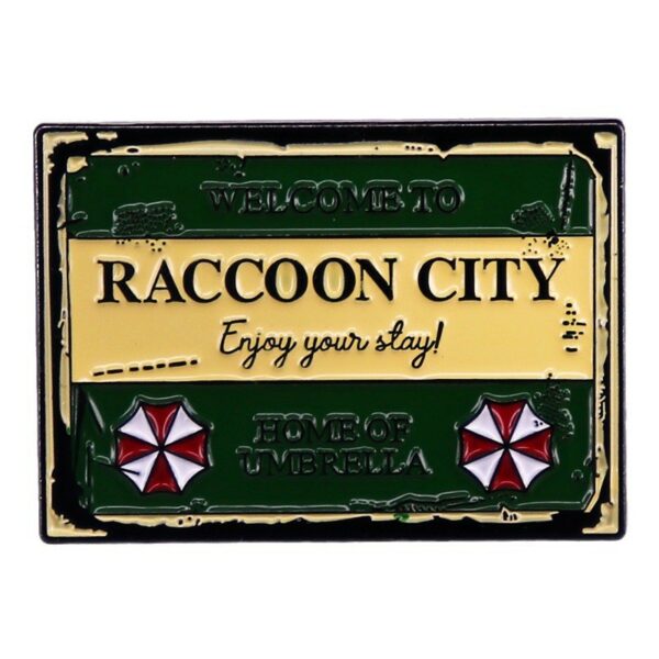 Raccoon City Pin