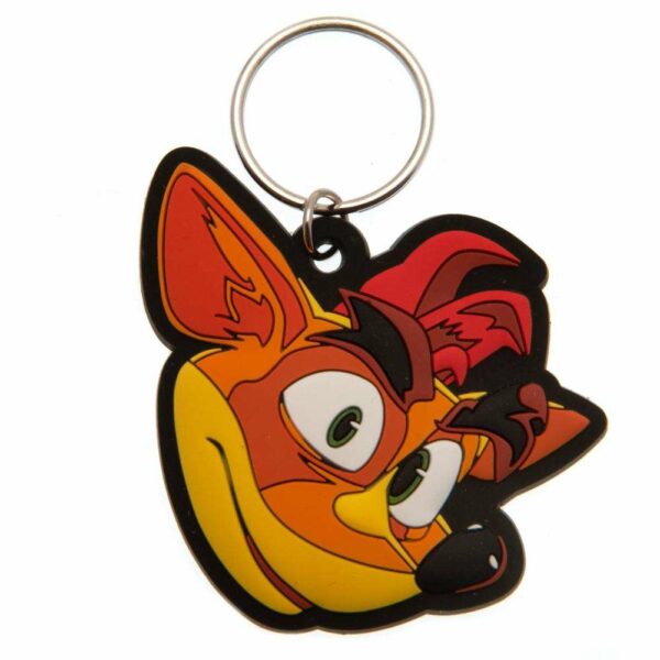 Crash bandicoot Head Keychain